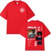 Rapper Milo J 166 Album Graphic T Shirt Unisex Women Fashion Hip Hop Tshirt Cotton Oversized Short Sleeve Tshirts Tops Streetwear