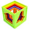 Casbee Sturdy Pattern Cube Stacking, Mixed Colors, 1 Set, Korean Baby Products