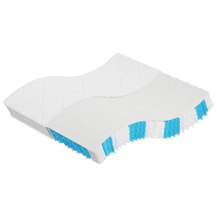 VidaXL Matelas à ressorts ensachés dureté moyenne 180x200 cm 3206420