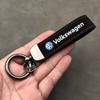 VEMZG1 Car Tire Wheel Valve Caps Cover Suede Car Key Chain Ring Keychain For VW R GTI Polo Golf Passat Tiguan Arteon Touareg ID.3 Jetta