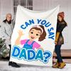 Ms. Rachel Theme Printed Blanket - Perfect for Couch, Bed, Travel & Outdoor Use | Machine Washable, Cozy & Durable.