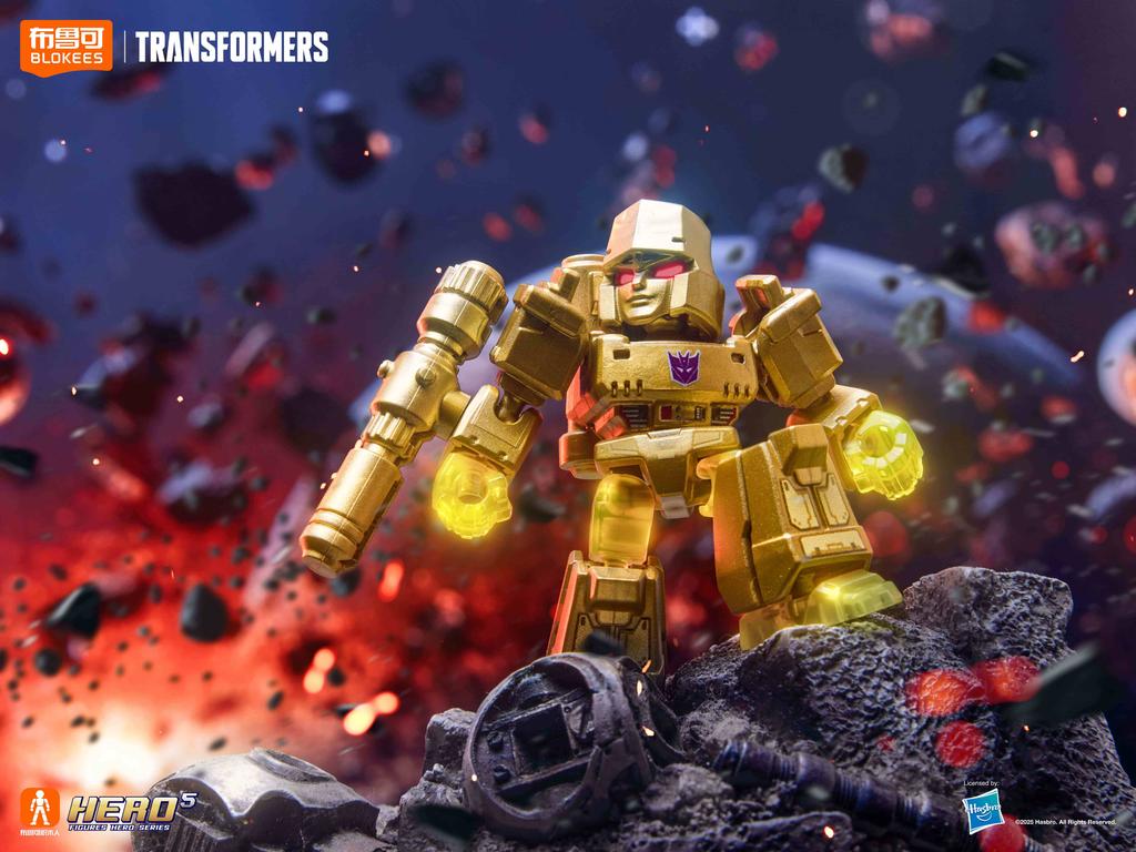 Blokees Devastator Transformers Starry Edition Vol.3 Devastator OPTIMUS PRIME MEGATRON BUMBLEBEE Armored Robot Blind Box Kid Toy