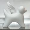 Dog Angel Figurine Memorial Puppy Statue with Wings Resin Dog Angel Sculpture for Loss of Dog Sympathy Gift Garden And Home Indoor Decor