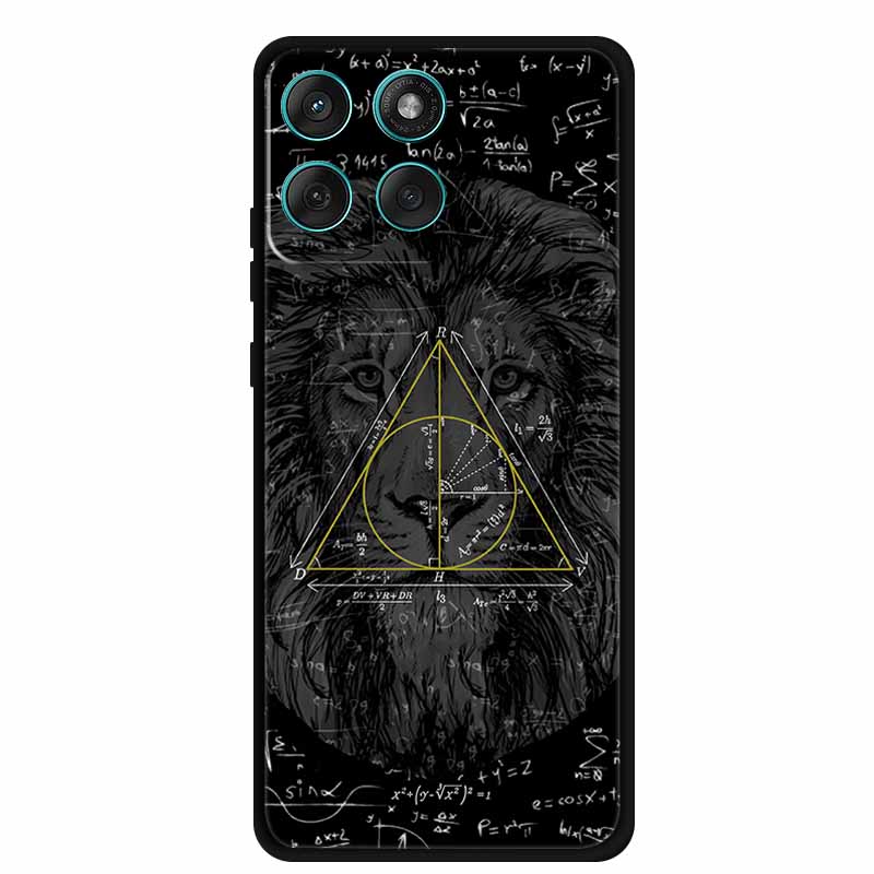 For Motorola Edge 60 Fusion Case XT2503-4 Wolf Lion Soft TPU Silicone Phone Cover for Motorola Edge 60 Fusion Case Fundas Coque