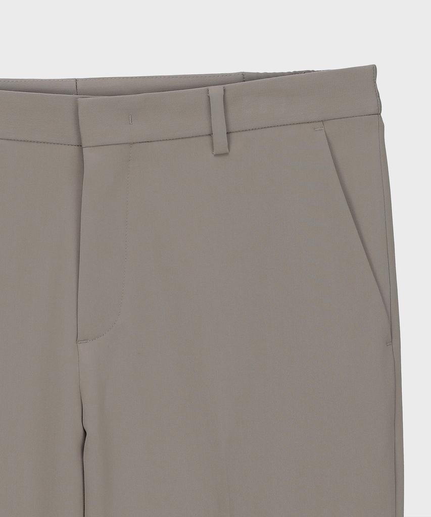 BASIC HOUSE Recycled Tapered Fit Slacks Beige Lwpt0103