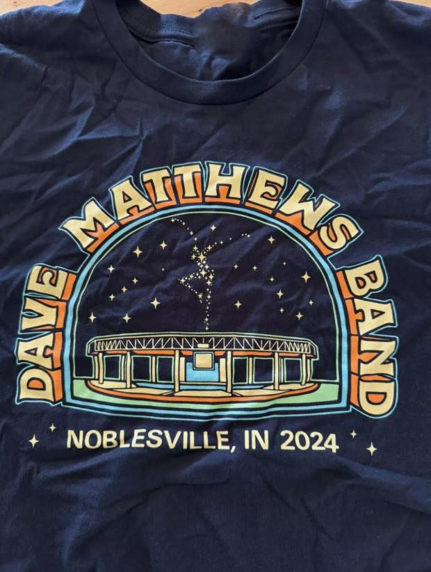 Концертная футболка Dave Matthews Band 2024 года, размеры S-4XL