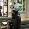Игровое событие Плюшевые шапки Плюшевая игрушка Шапка для выступления Косплей Акула Шапка акулы Животное Шапка