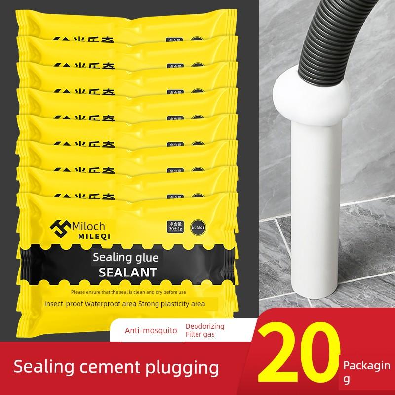 Sewer Drain Stopper Anti-Odor Sealant Clay Insect-Proof Cover for Toilet Bathroom Deodorization