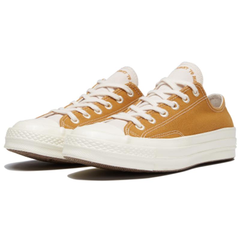 Converse Кеды Chuck Taylor All Star 1970-х Низкие Удобные Повседневные Низкие Холщовые Обувь Унисекс Цвет Пшеницы