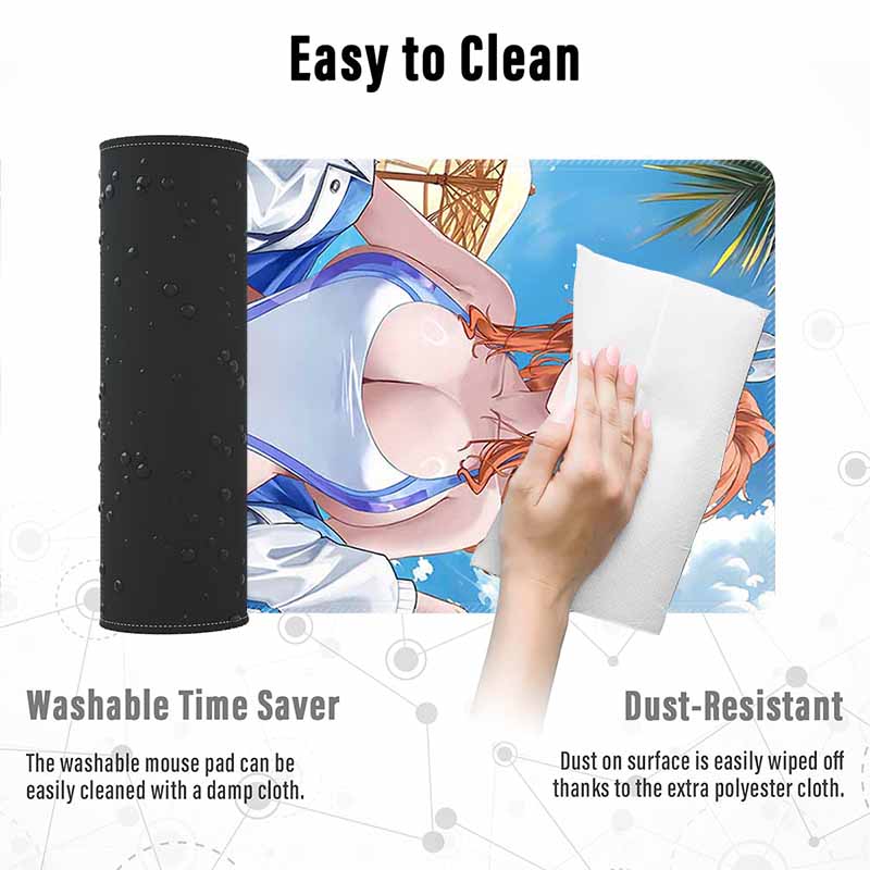 Anime B_Brown D_Dust 2 Sexy MouseMat Overwatch Gamer Sexy ACG Mouse Pad B_Browndust2 Zenith Large Non-Slip Mousepad Keyboard Mat