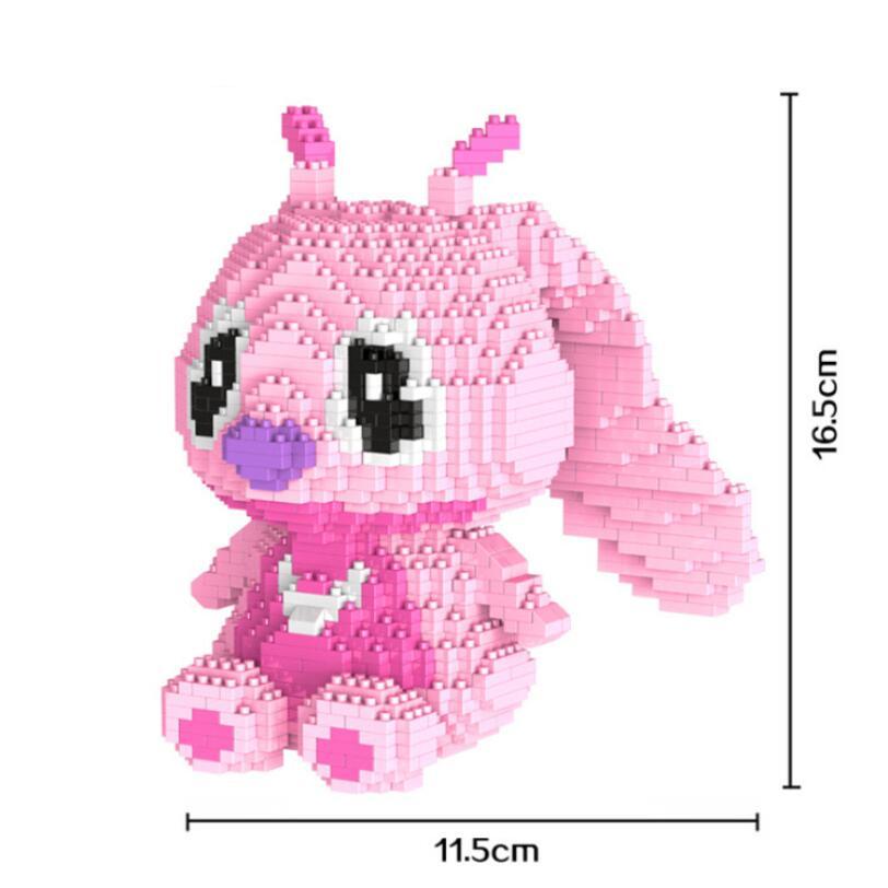 Funny Anime Figure Interstellar Bricks Small Particles Construction Bricks Assembled Puzzle Pen Holder Block Toy Kids Christmas