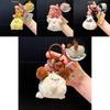 Cute Cartoon Animal Plush Keychain With Soft Material For Backpack Decor And Gifts