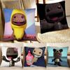 Забавная наволочка LBP Sackboy Модная квадратная наволочка Спальня Диван Комната Декор Ins Отдых