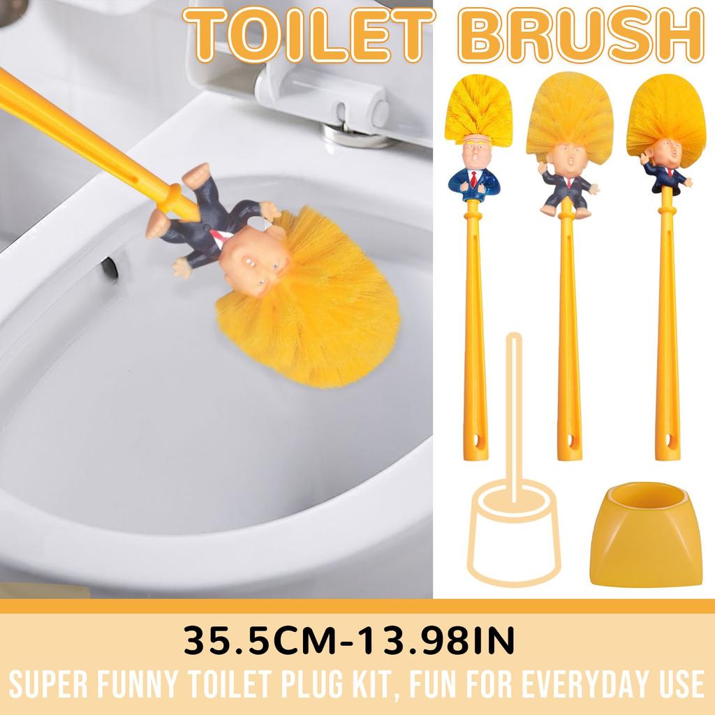 Набор щеток для чистки унитаза из пластика для бытового использования