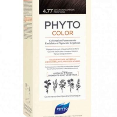 Phyto Color Стойкая (Растительный краситель) Краска для волос - 4.77 ТЕМНО-КАШТАНОВЫЙ КОРИЧНЕВЫЙ