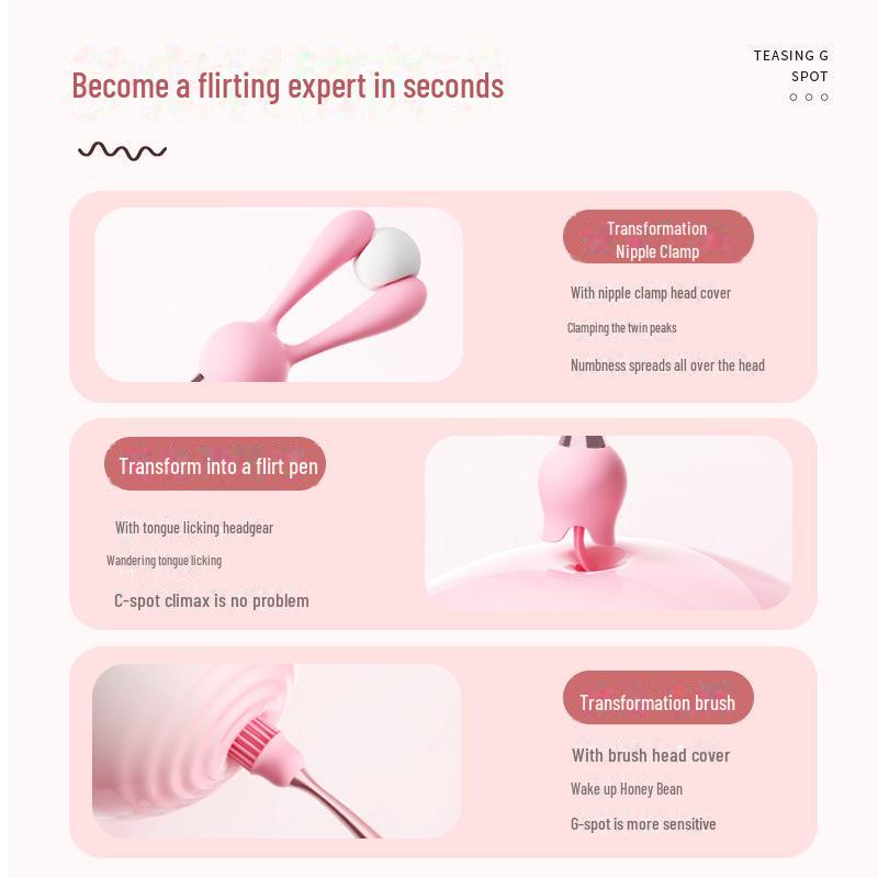 Miji Intense Vibration Pen для женщин с 3 головными уборами - продукт для взрослых (130/коробка)