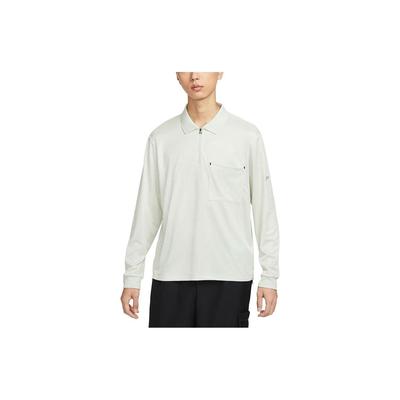 Спортивная одежда Tech Pack Solid Quick-Dry Casual Polo Shirt Long Sleeve Men tops Sea-Glass-Blue FB7382-020
