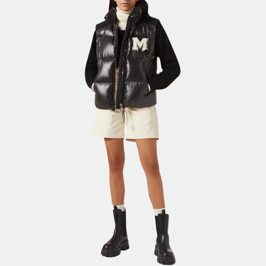 Moncler Down Vest Unisex Matte Black I20931A00017595ZJ999