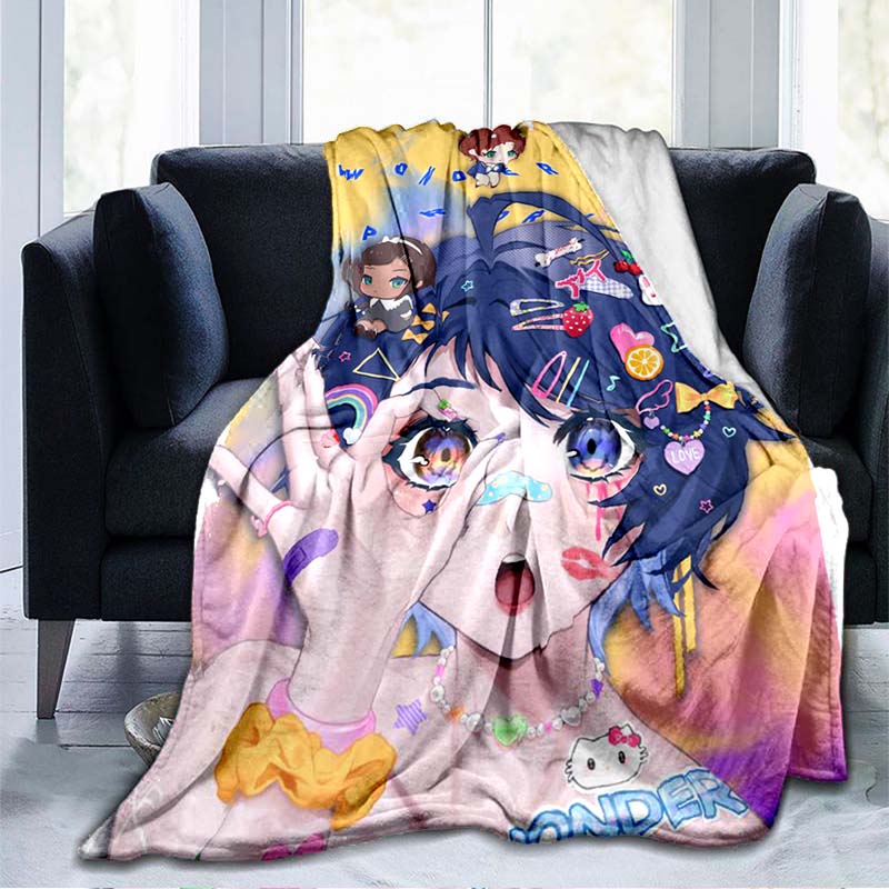 Одеяло Wonder Egg Priority, одеяла в стиле аниме, одеяла для дивана-кровати для взрослых, детей, украшение дома, одеяло с 3D-принтом и героями мультфильмов