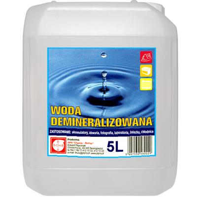 Деминерализованная дистиллированная вода 5 л