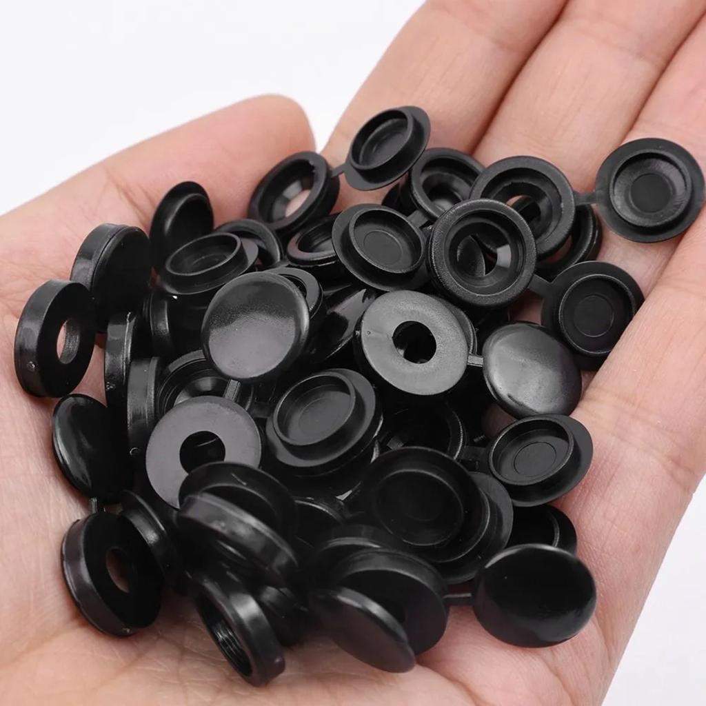 Plastic Push-Type Caps – Assorted Sizes Screw Cover Caps For Furniture, Cabinets, And DIY