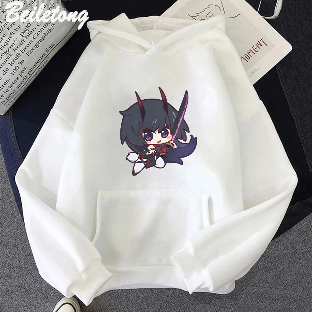 Аниме Толстовки Honkai Impact 3rd Мода Мужские Женские Свитшоты Повседневные Толстовки с капюшоном Спортивные Мультяшные Осенне-зимняя Толстовка
