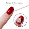 10 Bags Wooden Stick Body Double Pointed Cotton Swabs  Eyeliner & Cosmetic Touch-Up Work