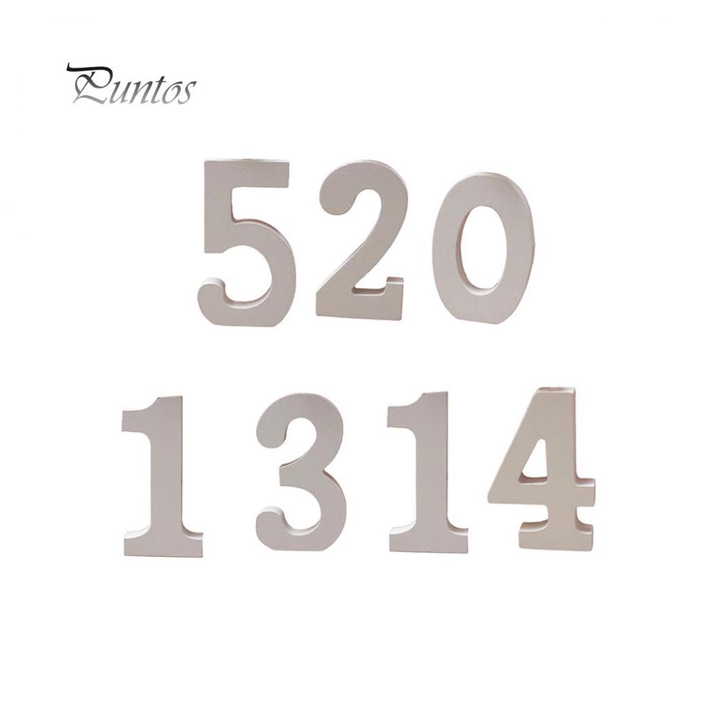 Деревянные номерки для декора