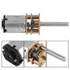 DC 12V Geared Motor Electric Micro Speed Reduction with Long Output Shaft for Robot DIY Output Shaft Diameter 3mm (12V 2000RPM)
