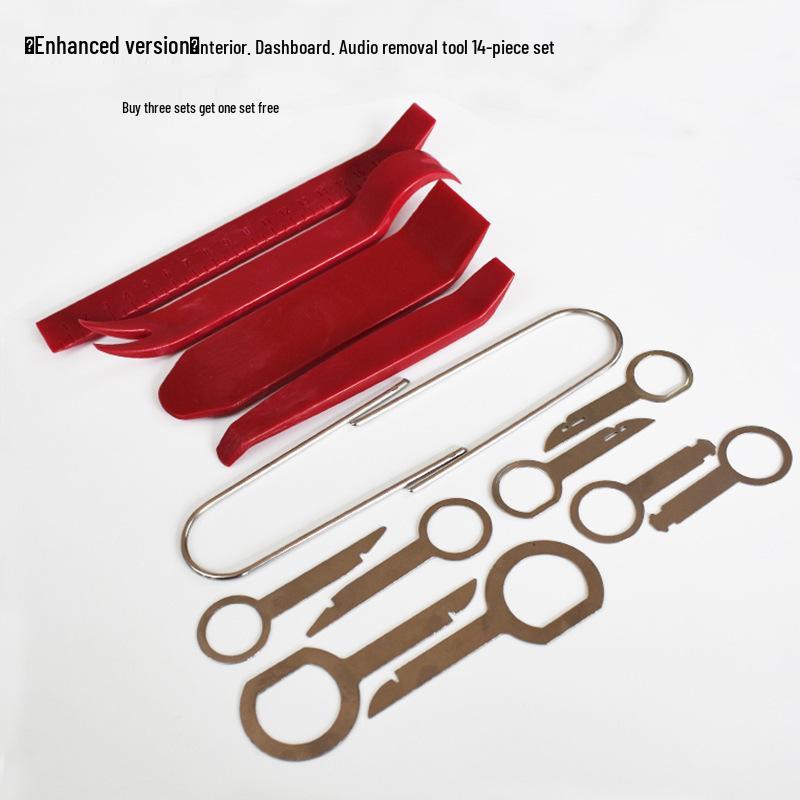Набор инструментов для снятия обшивки и рычаг для салона автомобиля из нержавеющей стали