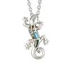[Shinjuku Gin No Kura] Gecko Lizard Pendant (No Chain) Silver 925 Head Charm Hawaiian Jewelry Shell Gecko
