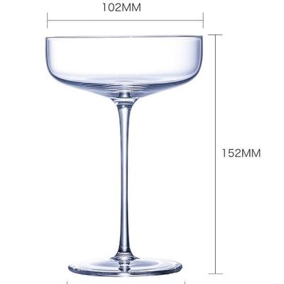 Хрустальные японские классические бокалы для мартини Shangqi Crystal