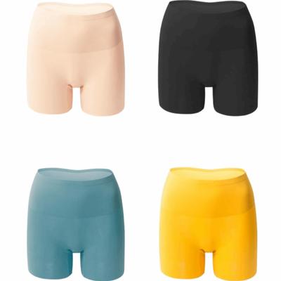 Бесшовный дизайн, облегающие талию защитные шорты, бесшовное формирование фигуры, компаньон для юбки