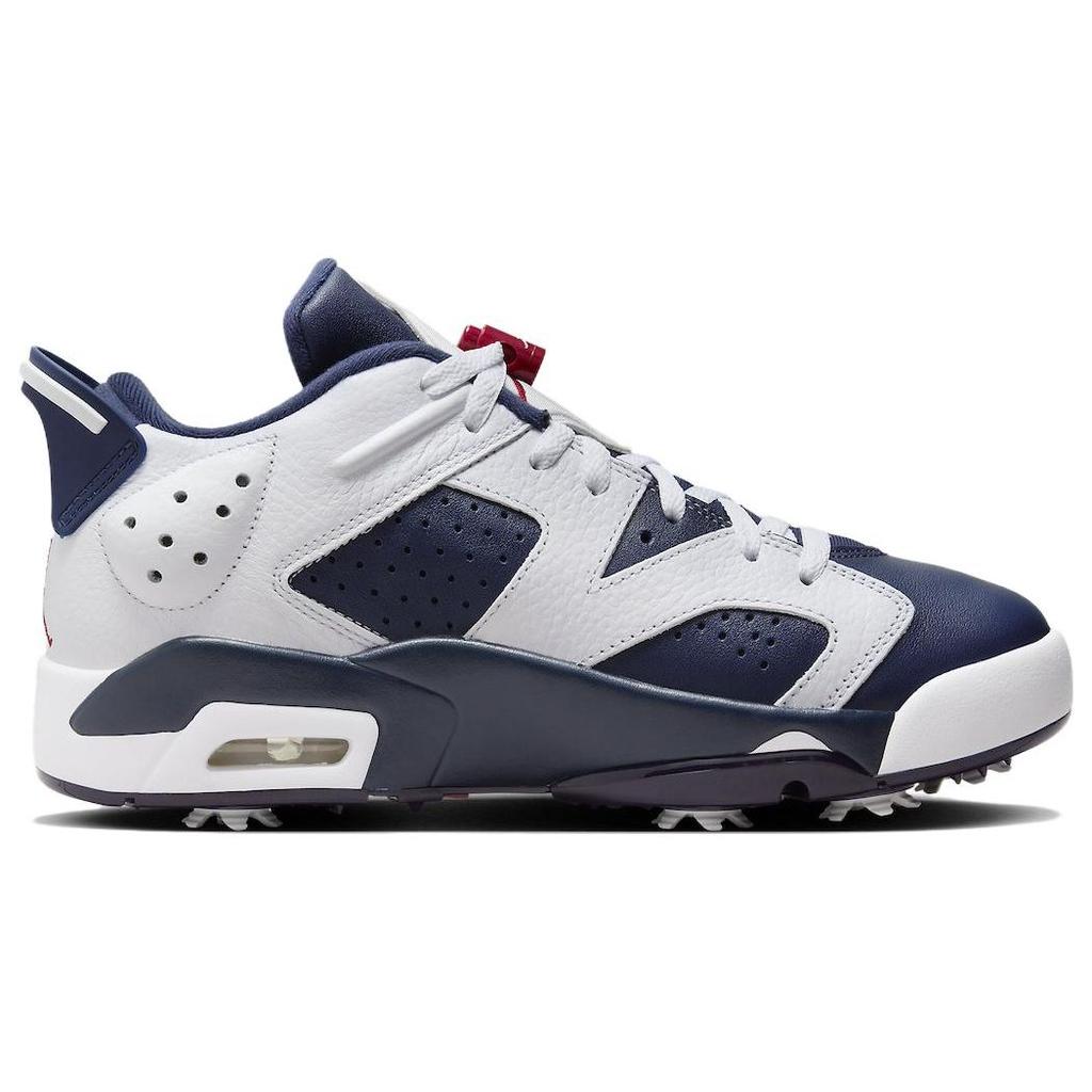Мужские кроссовки Air Jordan 6 Retro Low Golf Olympic сине-белые