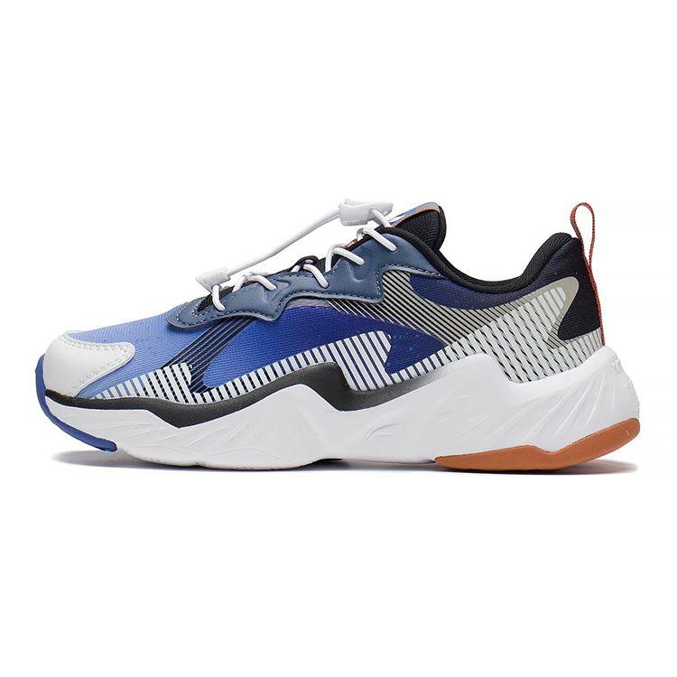 Li Ning Dark Night Elf 2.0 Durable Sports Casual Shoes Kids Sneakers White Blue YKCS120-5