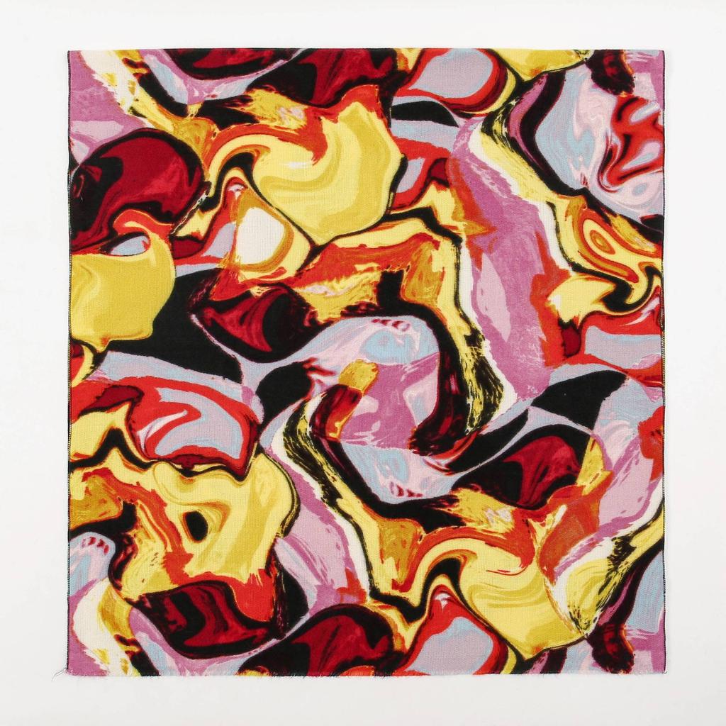 2024 Autumn/Winter New Printed Cashmere Like Long Scarf Shawl Women'S Warm Scarf Shawl Thickened With Velvet