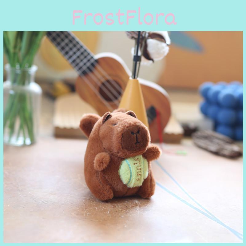 Крылатая плюшевая капибара брелок милая водяная свинка шарм для сумки игрушка кукла для энтузиастов