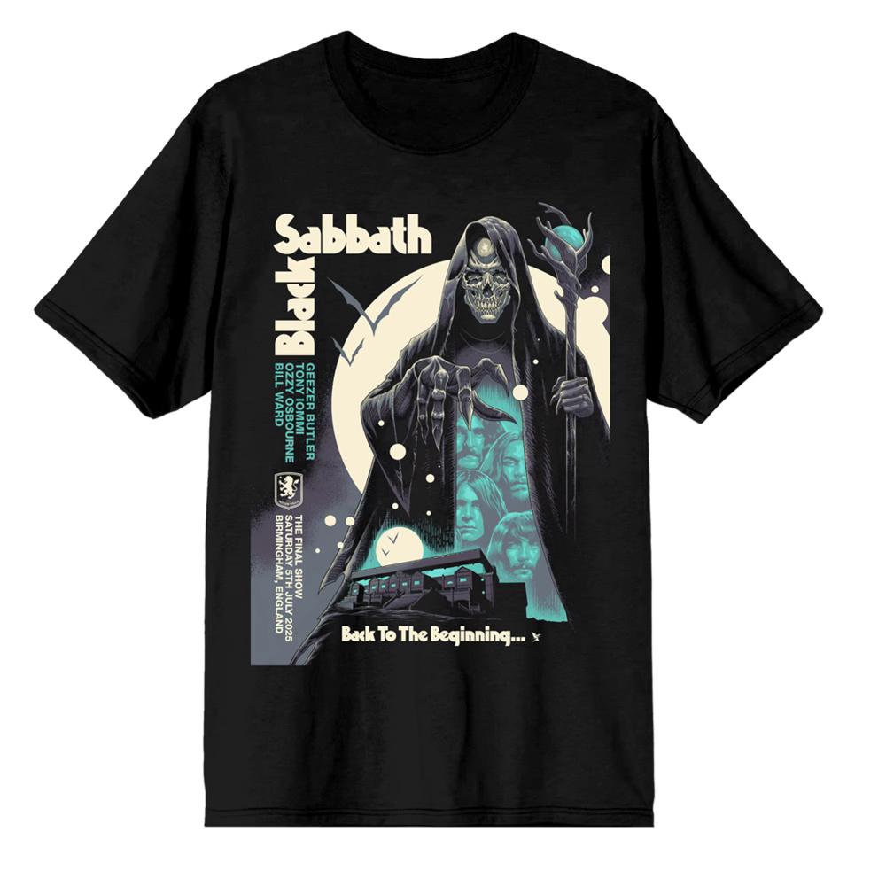 Black Sabbath и Ozzy Osbourne Back To The Beginning Мероприятие с мерчем Футболка с составом Мужская Женская Футболка Ins Y2k Новый Бренд Новый Стиль