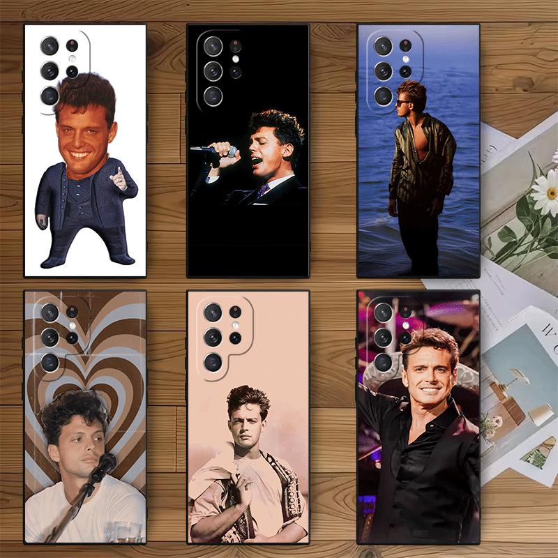 L-Luis M-Miguel Singer Soft Phone Case for Samsung Galaxy S26 S25 Edge S24 Ultra S23 Plus S22 S21 FE S20 Black Cover Back Shell