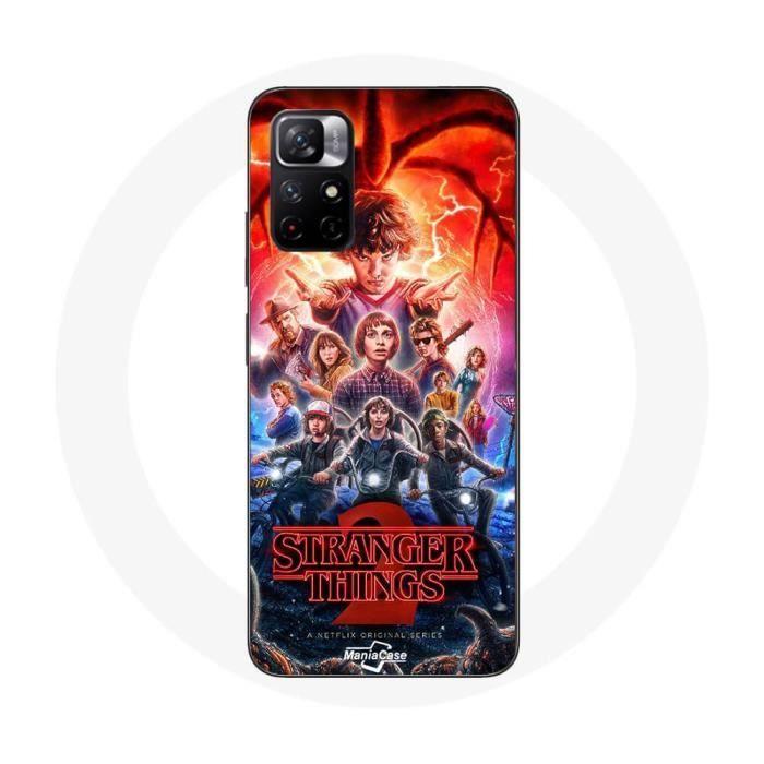 Coque - Stranger Things - Redmi Note 11 5G - Souple - Blanc - Mixte