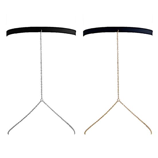 Стильная эластичная лента, гальваническая цепь для ног, модные аксессуары для тела, бедра, для ночного клуба