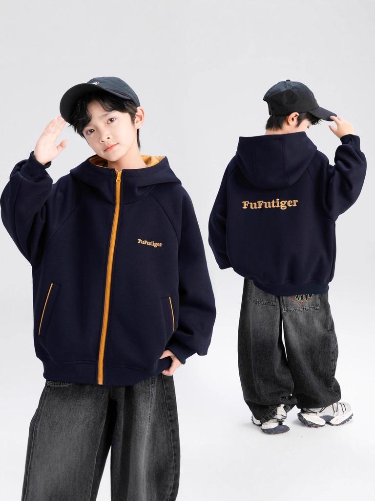 Толстовка с капюшоном для мальчиков - Модная осенняя одежда для детей