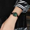 Женские часы Gradient Starry French Light Luxury Niche Watch Feminine Small Green Watch Simple Belt Womens Watch