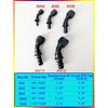 Universal Push-on Hose End Fittings Fuel Oil  0 45 90 180 Degree Cooler Hose AN4 AN6 AN8 AN10 AN12 Connection Adapter