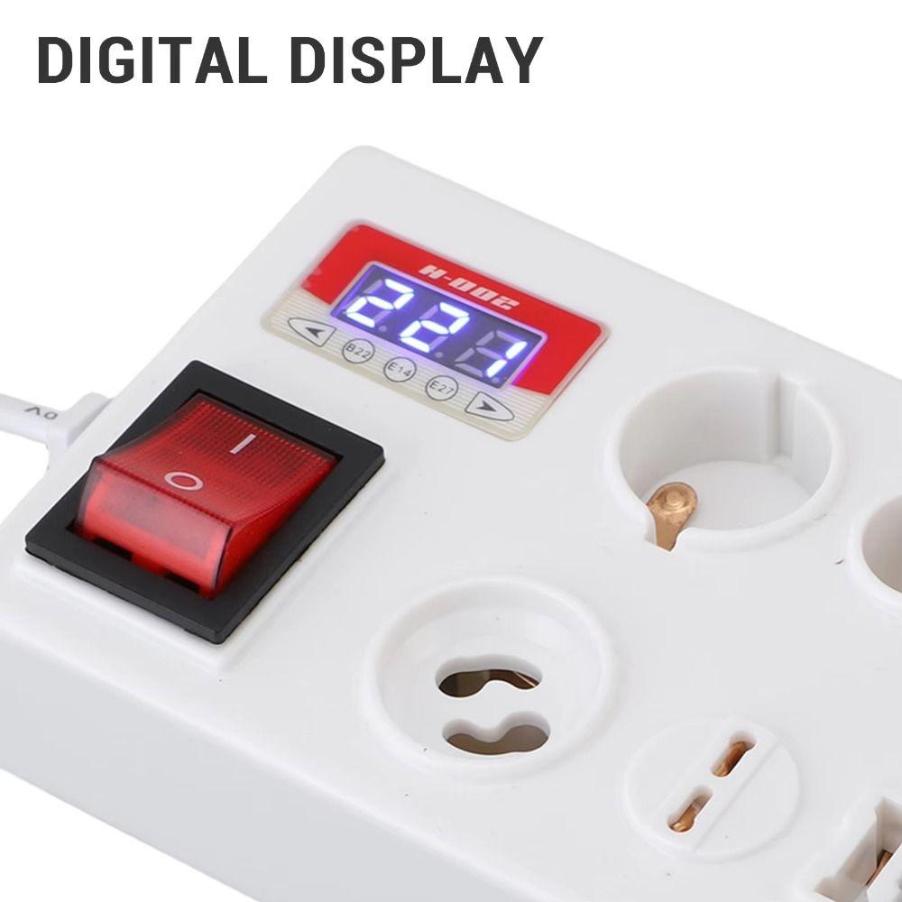 Multifunctional Lamp Tester Box Accurate Measurement Voltage Tester Light Bulb Test