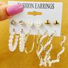 Набор жемчужных серег XP17 - Модный и стильный
