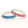 National Flag Silicone Bracelet Printing Sports Football Fan Bracelet Gift Rubber Band  Women Men