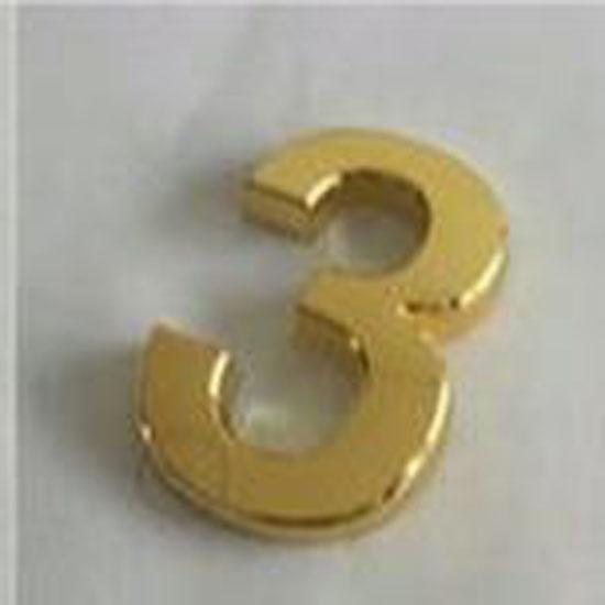 5 см ABS позолоченный золотой номерной знак на этаже отеля, цифровые вывески, гостиничный номер, номер двери, цифра 0-9, наклейка с самоклеящейся наклейкой