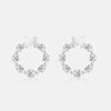 METROCITY JEWELRY M Basic Sterling Silver White Earrings A243SE9009WPA