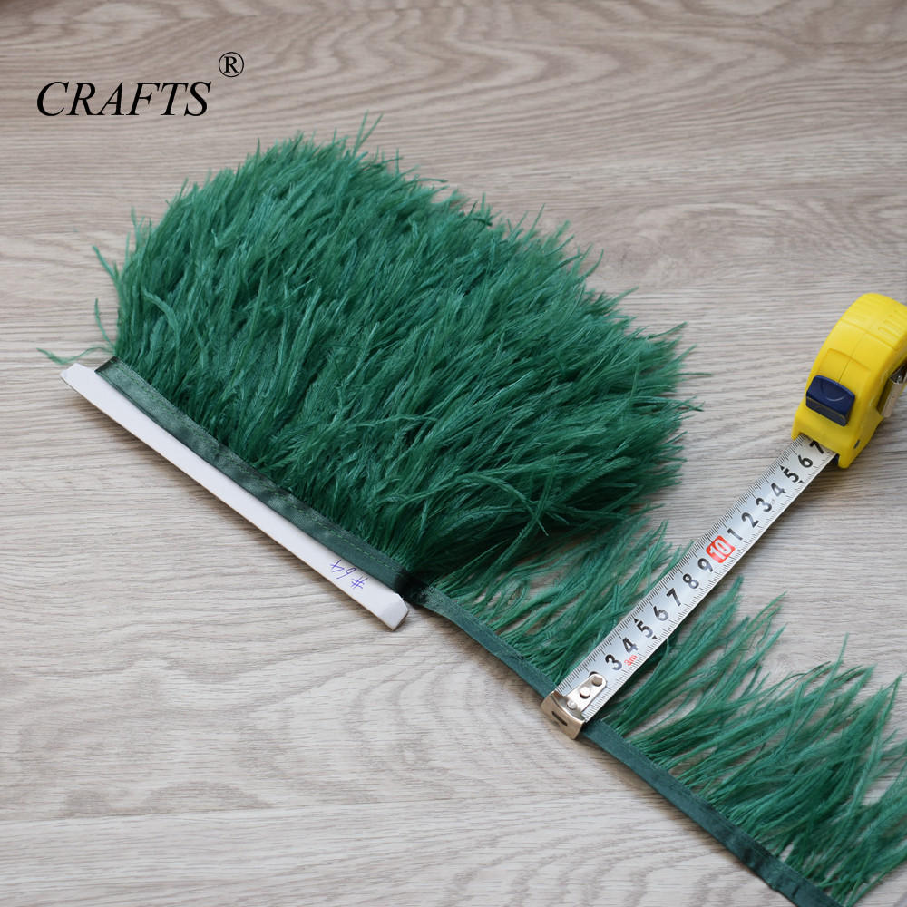 Перо2023 горячо! Пушистая и красивая отделочная ткань с перьями страуса, длина 5-10 м, боковая лента, ширина 8-10 см / Аксессуары для шитья DIY